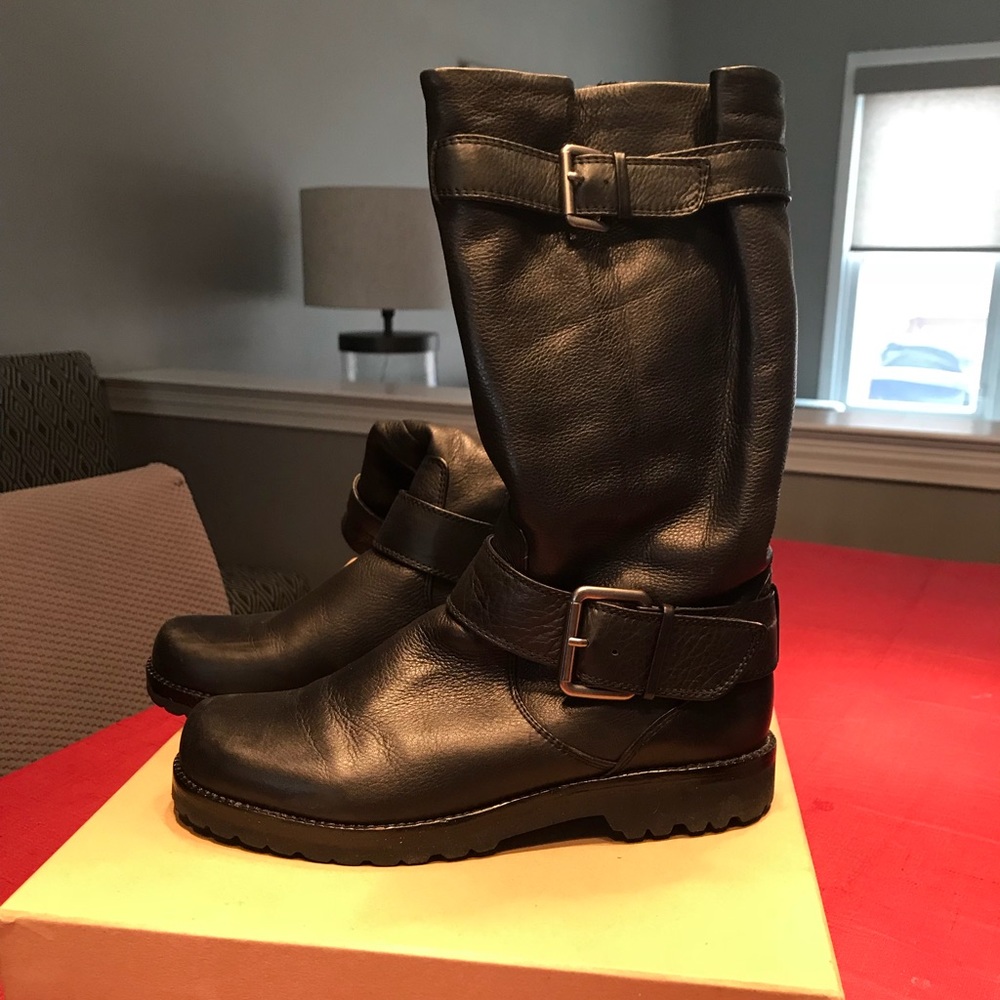 GENTLE SOULS Buckled Up in Black 7.5